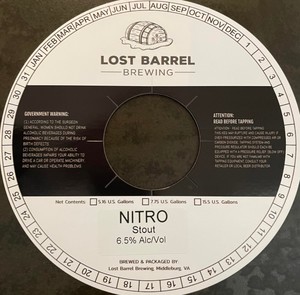 Lost Barrel Brewing Nitro Stout