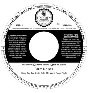 Lindgren Craft Brewery Farm Noises
