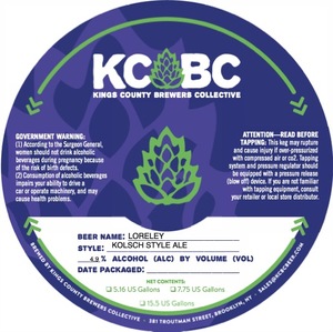 Kings County Brewers Collective Loreley March 2022