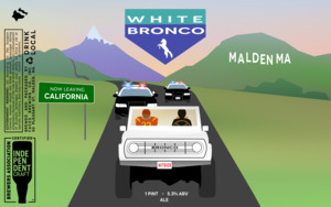 Faces Brewing Co. White Bronco March 2022