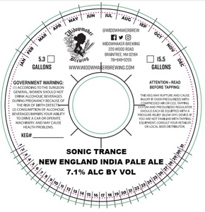Sonic Trance New England India Pale Ale March 2022