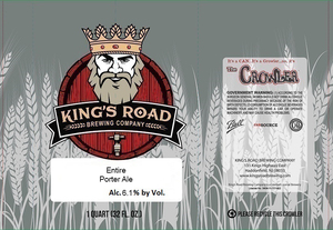 King's Road Brewing Company Entire Porter Ale