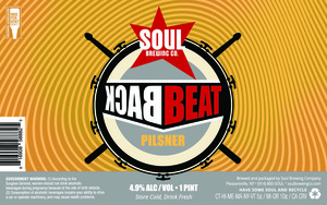 Soul Brewing Co. Backbeat Pilsner