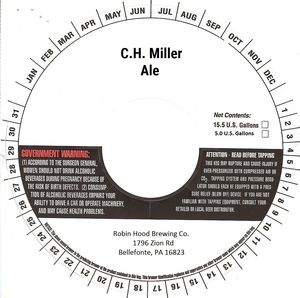 C.h. Miller Ale 