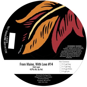 Allagash Brewing Company From Maine, With Love #14 March 2022