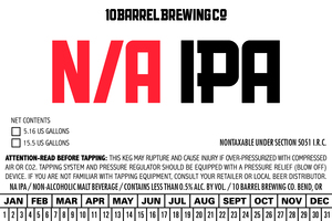10 Barrel Brewing Co. N/a IPA