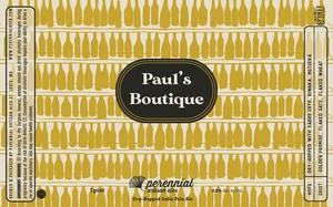 Perennial Artisan Ales Paul's Boutique March 2022