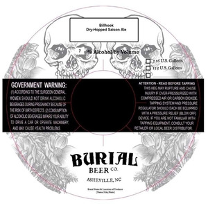 Burial Beer Co. Billhook March 2022