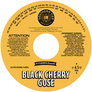 Southern Tier Brewing Company Black Cherry Gose