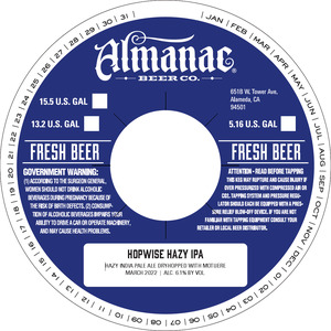 Almanac Beer Co. Hopwise Hazy IPA