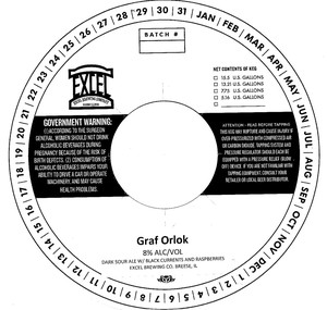 Excel Brewing Company Graf Orlok March 2022