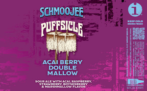 Imprint Beer Co. Schmoojee Puffsicle Acai Berry Double Mallow April 2022