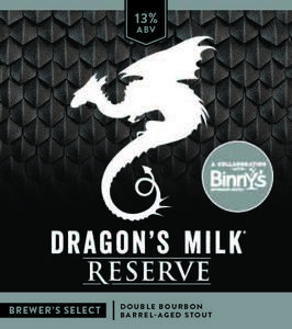 New Holland Brewing Co. Dragon's Milk Reserve Brewer's Select Double Bourbon Barrel-aged Stout