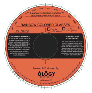 Rainbow Colored Glasses 