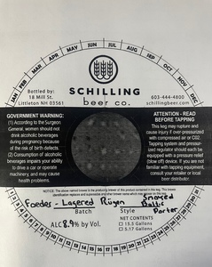 Schilling Beer Co. Foeder-lagered RÜgen