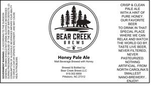 Bear Creek Brews Honey Pale