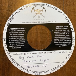 Around The Horn Brewing Company Big Oak Frat