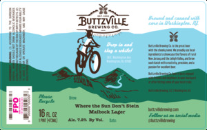 Buttzville Brewing Co Where The Sun Don't Stein March 2022