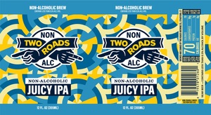 Two Roads Non-alcoholic Juicy IPA