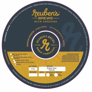 Reuben's Brews Brighter Days
