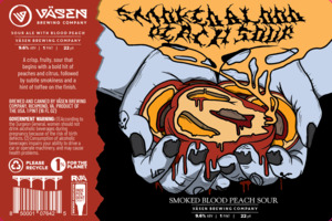 VÄsen Brewing Company Smoked Blood Peach Sour