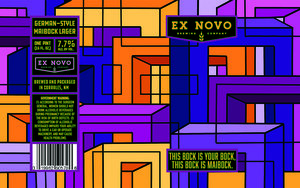 Ex Novo Brewing Company This Bock Is Your Bock, This Bock Is Maibock. March 2022