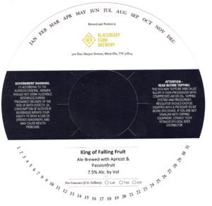 Blackberry Farm Brewery King Of Falling Fruit