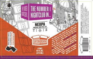 The Number 1 Nightclub In... Neiipa Imperial India Pale Ale April 2022