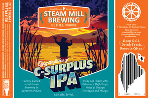 Steam Mill Brewing C-surplus IPA