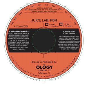Ology Brewing Co. Juice Lab: Pbr