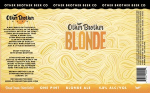 Blonde Ale Other Brother Blonde March 2022