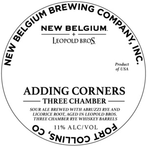 New Belgium Adding Corners Three Chamber March 2022