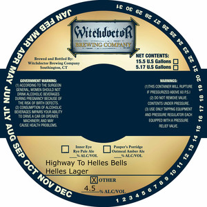 Witchdoctor Brewing Company Highway To Helles Bells