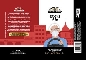 Minocqua Brewing Company Evers Ale March 2022