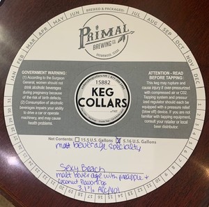 Primal Brewing Co Sexy Beach