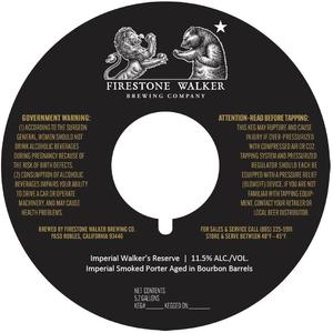 Firestone Walker Brewing Company Imperial Walker's Reserve