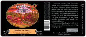 Logsdon Farmhouse Ales Peche 'n Brett March 2022