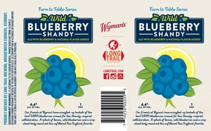 Long Trail Brewing Co. Wild Blueberry Shandy March 2022