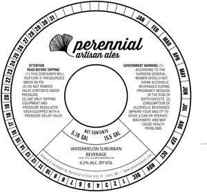 Perennial Artisan Ales Watermelon Suburban Beverage March 2022