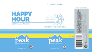 Peak Organic Brewing Co. Happy Hour