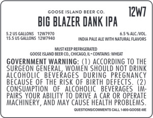 Goose Island Beer Co. Big Blazer