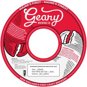 Geary Brewing Co Riverside American India Pale Ale April 2022