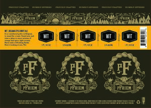 Pfriem Family Brewers Wit Belgian-style White Ale