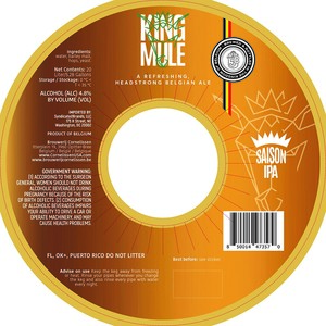 King Mule Saison IPA