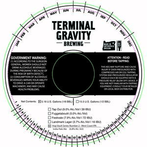 Terminal Gravity Brewing Hop Vault Series Number 2 March 2022