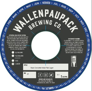 Wallenpaupack Brewing Co. Haze Converter India Pale Lager