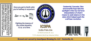 Innerspace Brewing Company Ic3pa India Pale Ale April 2022