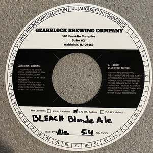 Bleach Blonde Ale March 2022