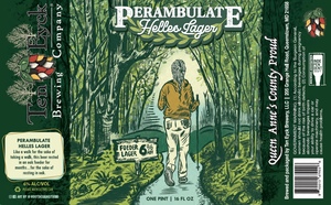 Ten Eyck Brewing Company Perambulate Helles Lager March 2022