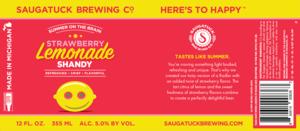 Saugatuck Brewing Co. Strawberry Lemonade Shandy